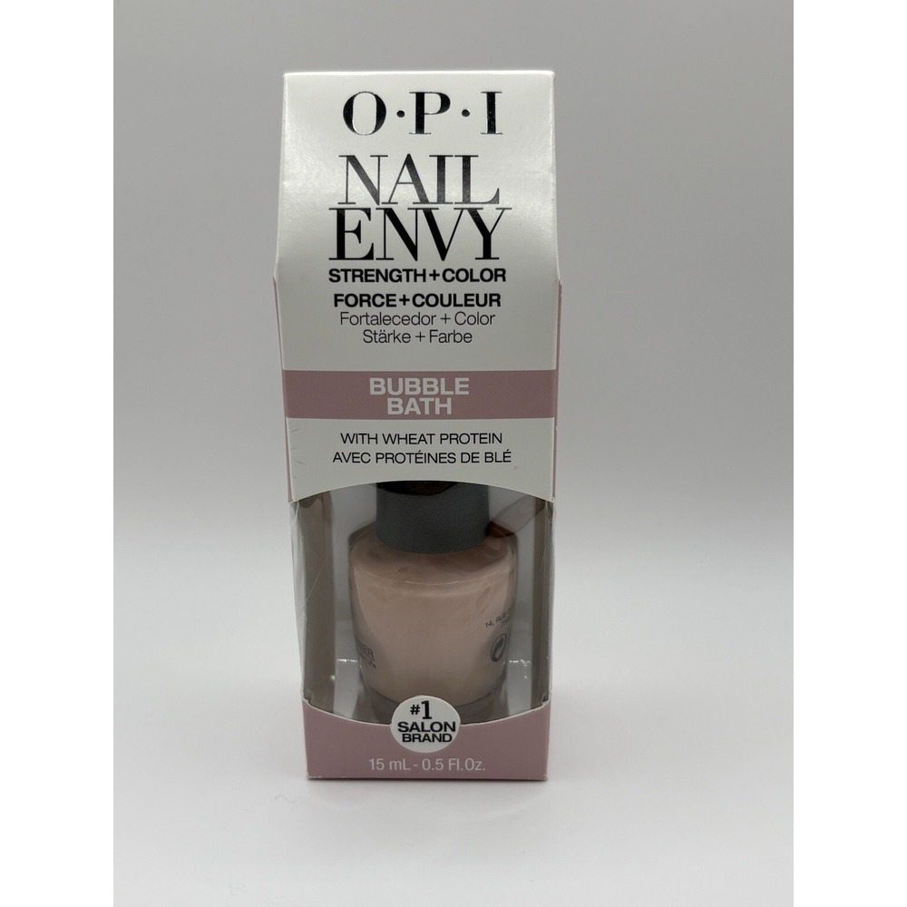 OPI Nail Envy Strength + Color Bubble Bath Nail Strengthener  New‎ in box